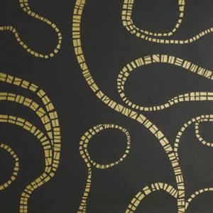 08300030 Fiumi Kilim Oro Po Nero Rett 60X60