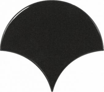 21964 Scale Fan Mosaic Black Gloss 30X43