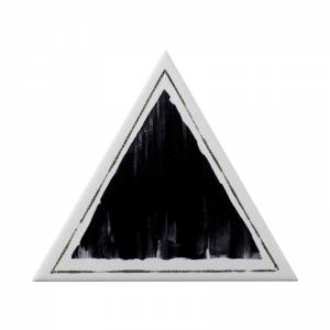 TG D CORN 05-04 Triangolo Cornice Nero 17X17
