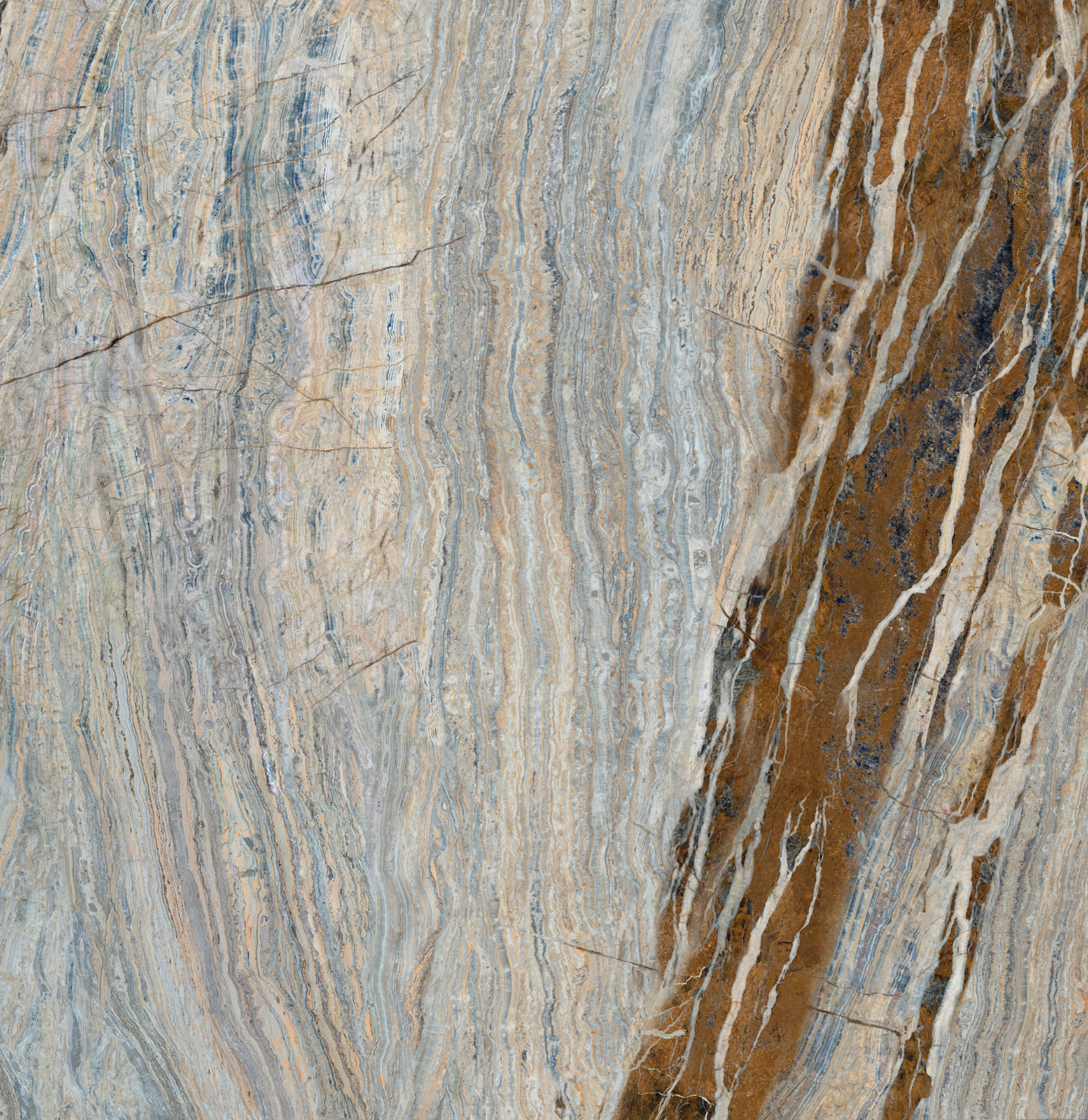 OCEAN BLUE POLISHED 160X160