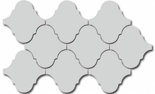 23337 Scale Alhambra Mosaic Sky Blue 27X43