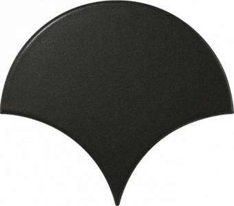 21980 Scale Fan Mosaic Black Gloss Matt 30X43