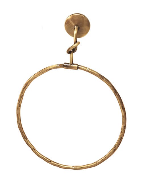 R10 ZZ - PORTA ANELLO BRONZO SATINATO