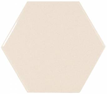21922 Scale Hexagon Mosaic Cream 31X38