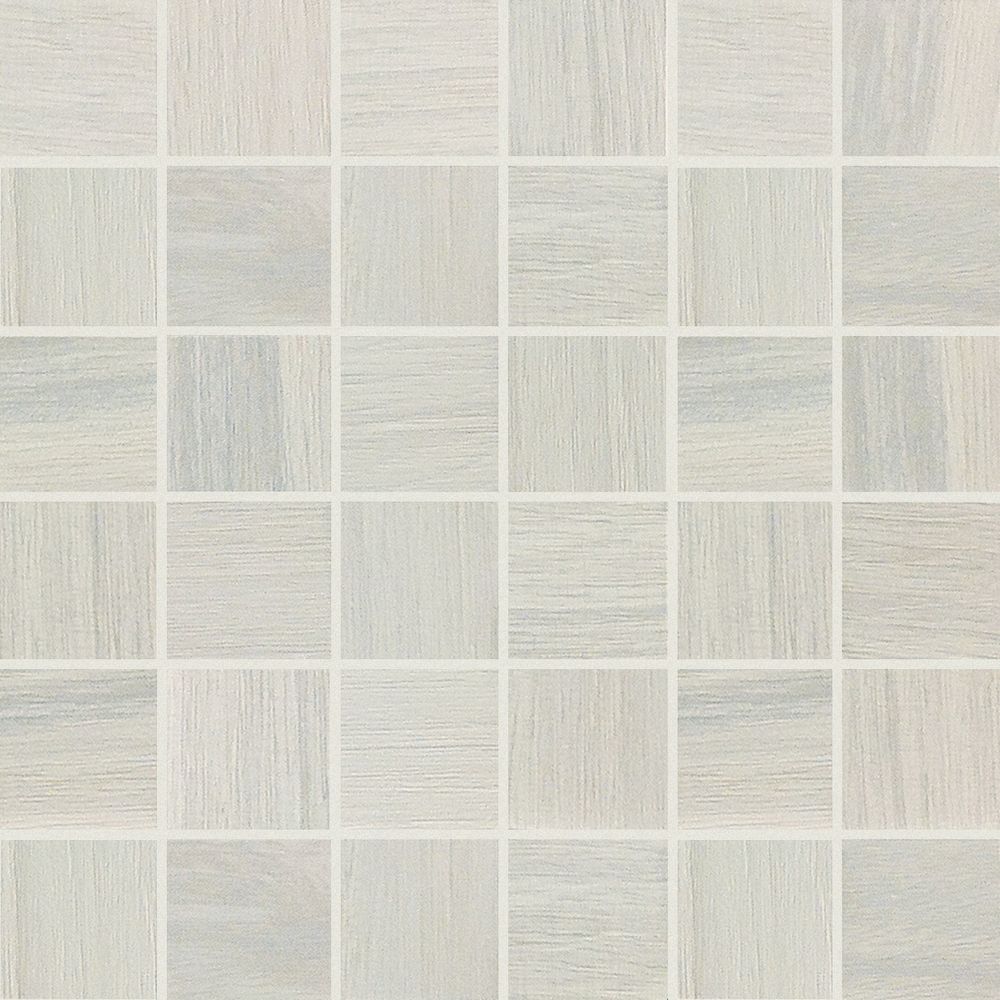 WOODEN TILE WHITE MOSAICO 5X5