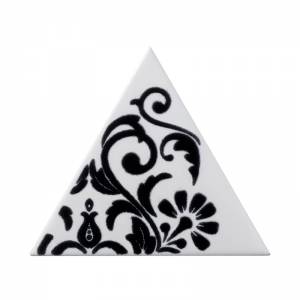 TG D RICC 05-04 Triangolo Ricciolo Nero 17X17