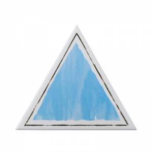 TG D CORN 06-04 Triangolo Cornice Azzurro 17X17