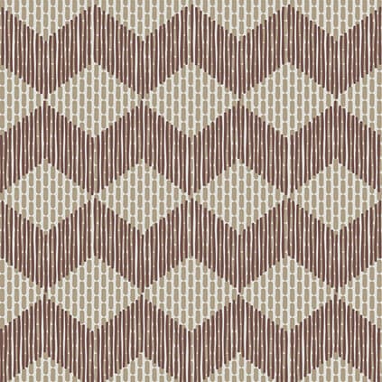 ZIGZAG BROWN