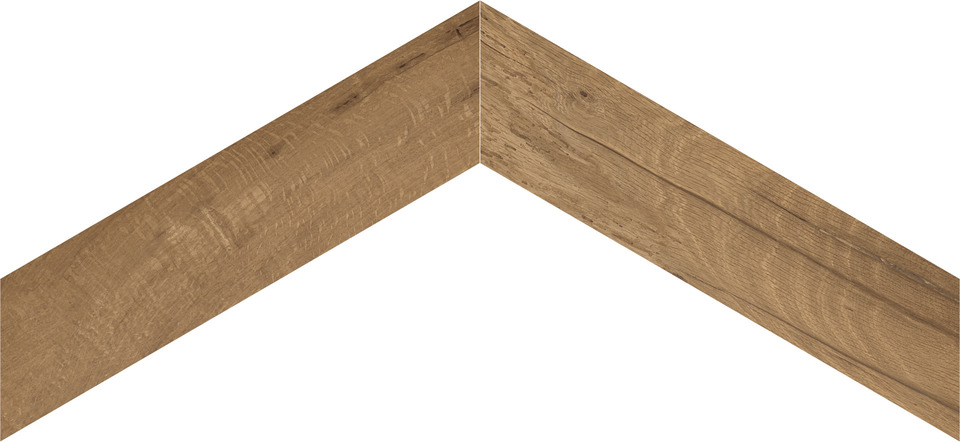 CHEVRON - 11X54 CUOIO