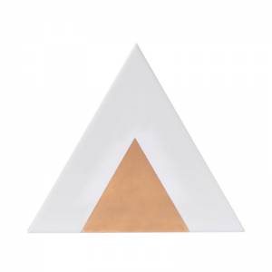 TG D PALL 03-04 Triangolo Pallino Oro 17X17