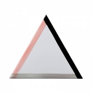 TG D PENNELLATO B Triangolo Pennellato B Grigio Nero Rosa 17X17