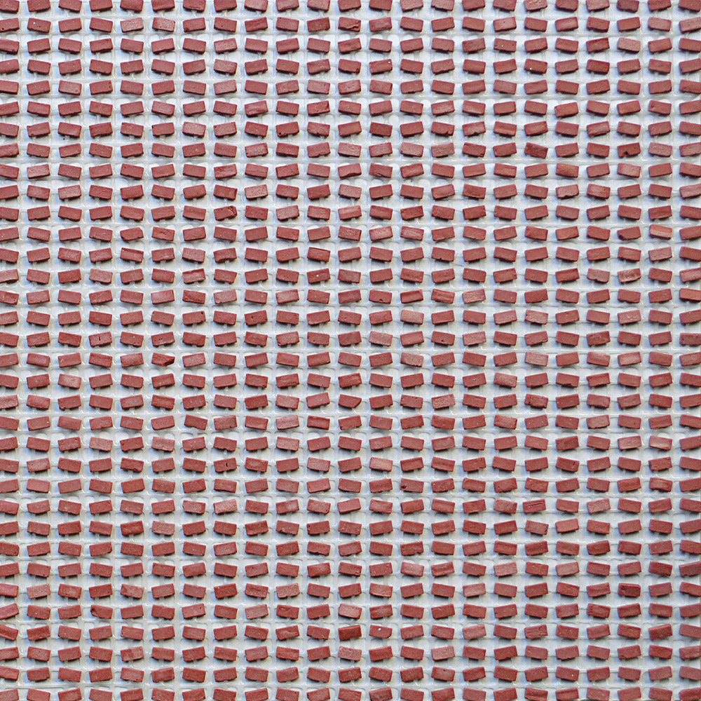 Micromosaics Micro-brick Nod Red