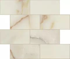 MODULO MURETTO SFALSATO 7,5X15-30X30 CM ONYX BLANCHE