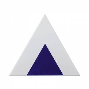 TG D PALL 11-04 Triangolo Pallino Blu 17X17