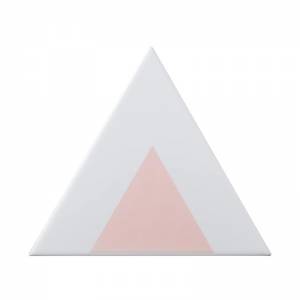 TG D PALL 13-04 Triangolo Pallino Rosa 17X17