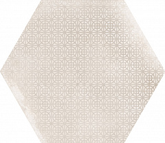 23601 Urban Hexagon Melange Natural 25,4X29,2