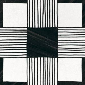 22124 Caprice Deco Cloth B&W 20X20