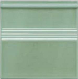 ADMO5204 Modernista Rodapie Clasico CC Verde Claro 15X15