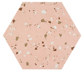 SOUTH PINK NATURAL HEXAGON