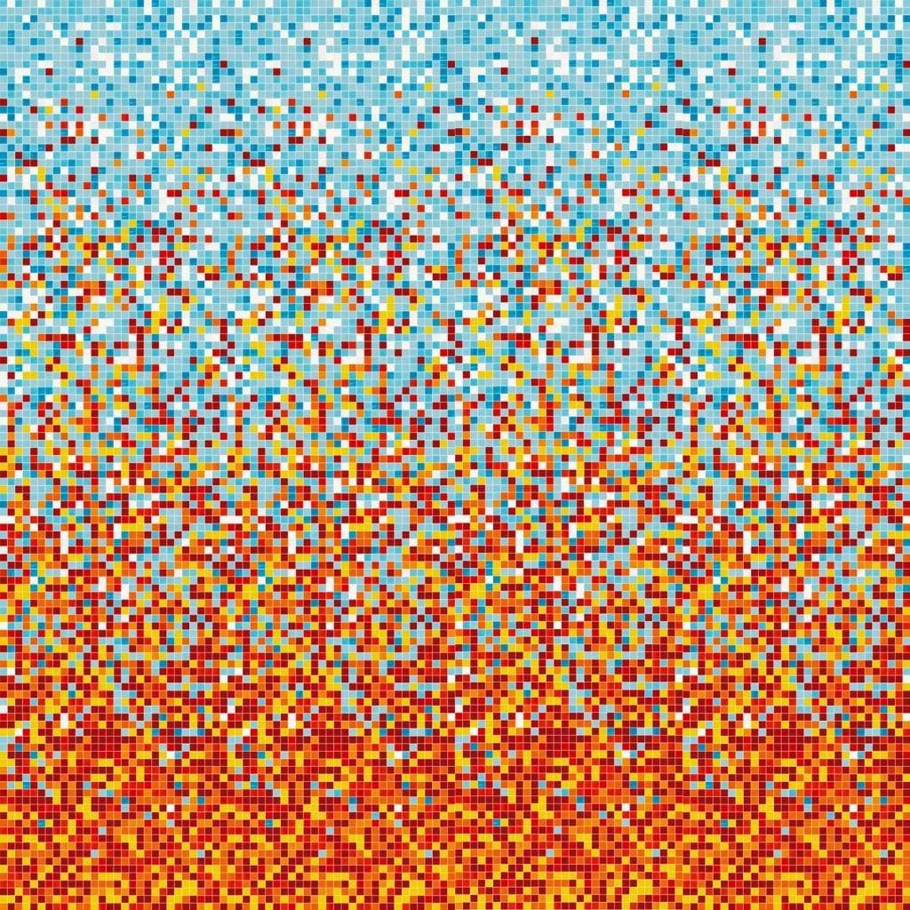 SHADING BLENDS ORANGE 2X2