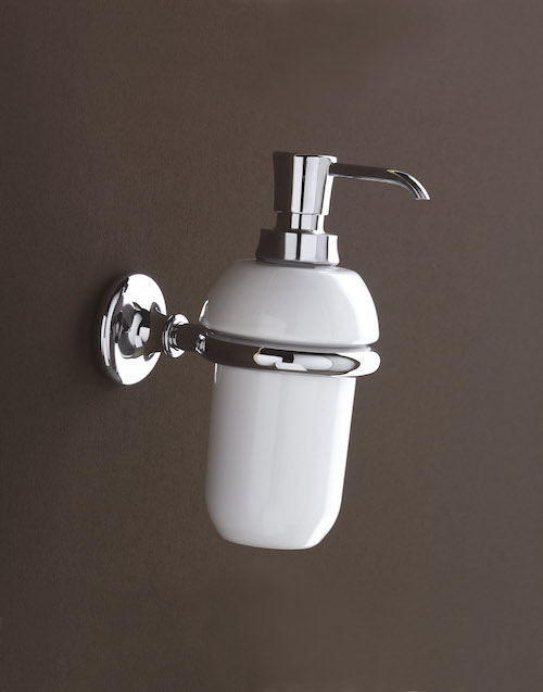 AE116 CB33 - DOSATORE DI SAPONE LIQUIDO CERAMICA BIANCA