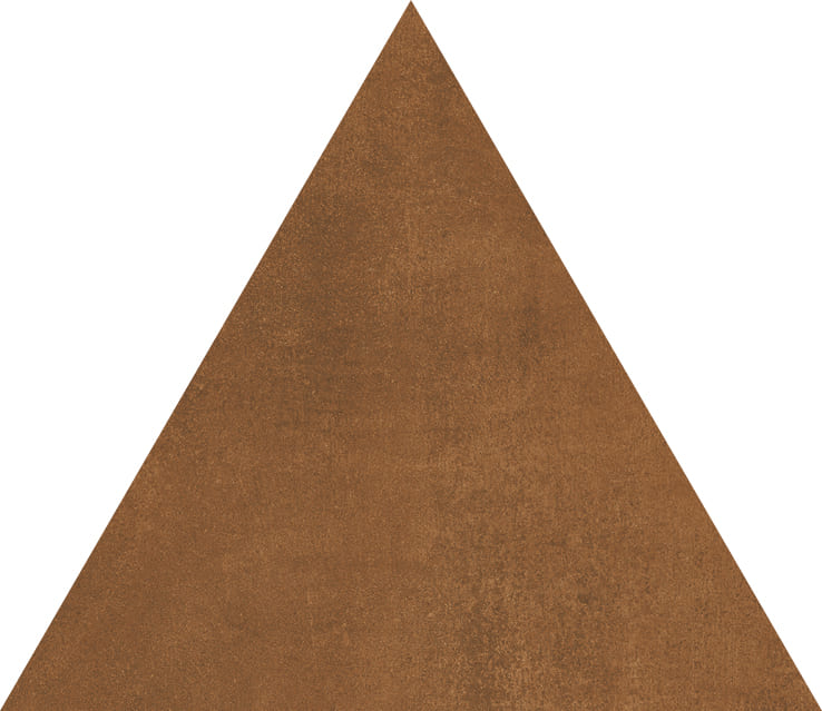 METAMORFOSI CORTEN OSSIDATO TRIANGOLO