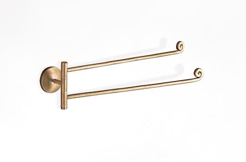 R11 ZZ - PORTA SALVIETTE SNODATO BRONZO SATINATO