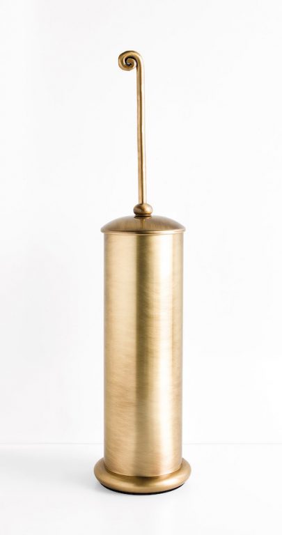 R14C ZZ - PORTA SCOPINO DA TERRA BRONZO SATINATO