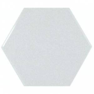23331 Scale Hexagon Mosaic Sky Blue 31X38