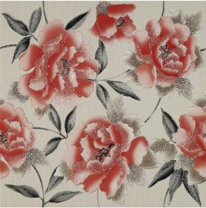 PEO400 Wallpaper Peonie Rosso 40X40