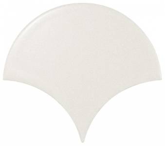 21981 Scale Fan Mosaic White Matt 30X43