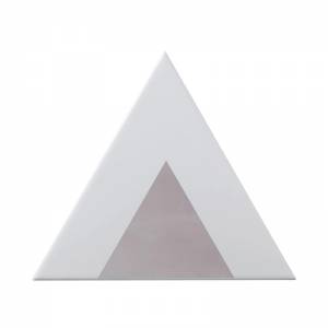 TG D PALL 07-04 Triangolo Pallino Platino 17X17