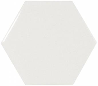21919 Scale Hexagon Mosaic White 31X38