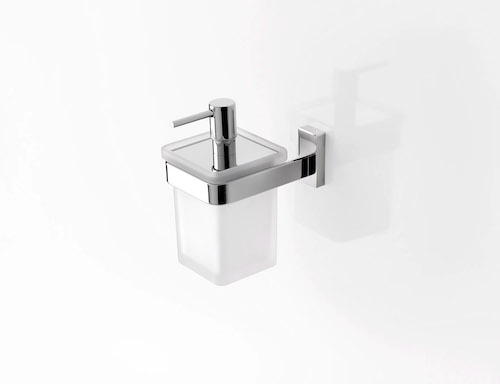 SL116 VS33 - DOSATORE DI SAPONE LIQUIDO VETRO SATINATO