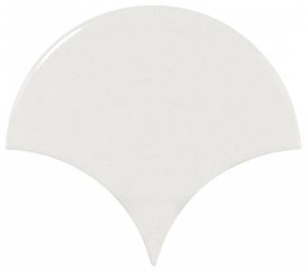 21965 Scale Fan Mosaic White 30X43