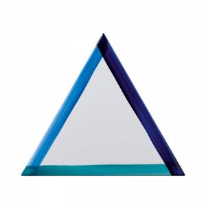 TG D PENNELLATO C Triangolo Pennellato C Azzurro Blu Verde 17X17