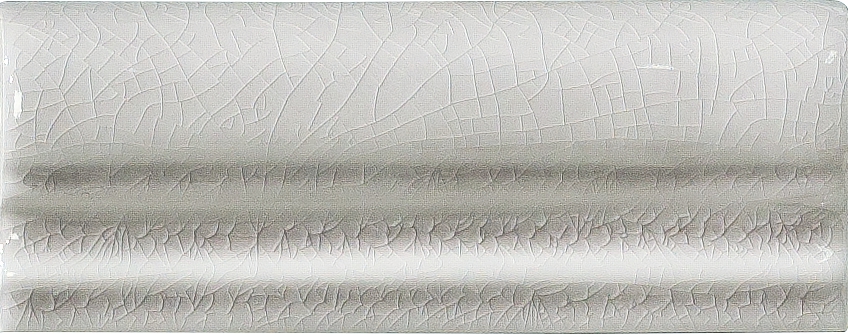 BORDURA LINEARE ARGENTO CRAQUELE' 5X13