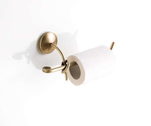 R7 ZZ - PORTA ROTOLO BRONZO SATINATO