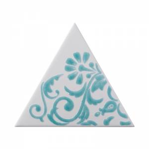 TG D RICC 09-04 Triangolo Ricciolo Verde 17X17