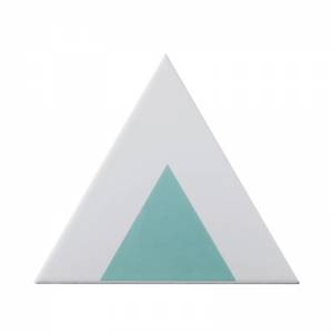 TG D PALL 09-04 Triangolo Pallino Verde 17X17