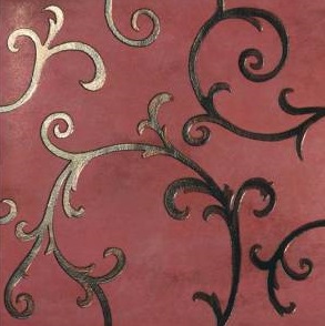 PG RD RU-A Rinascimento Rubino Acciaio Rame 60X60