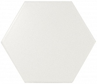 21767 Scale Hexagon White Matt 10,7X12,4