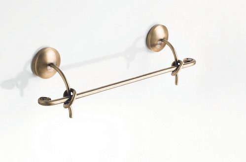 R35 ZZ - PORTA SALVIETTE BRONZO SATINATO