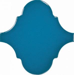 23845 Scale Alhambra Electric Blue Cur 12X12