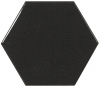 21915 Scale Hexagon Black Gloss 10,7X12,4