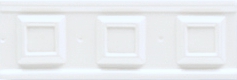 SQUARE BIANCO CRAQUELE'  6,5X20