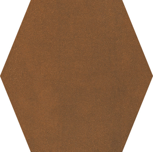 METAMORFOSI CORTEN PATINATO ESAGONO