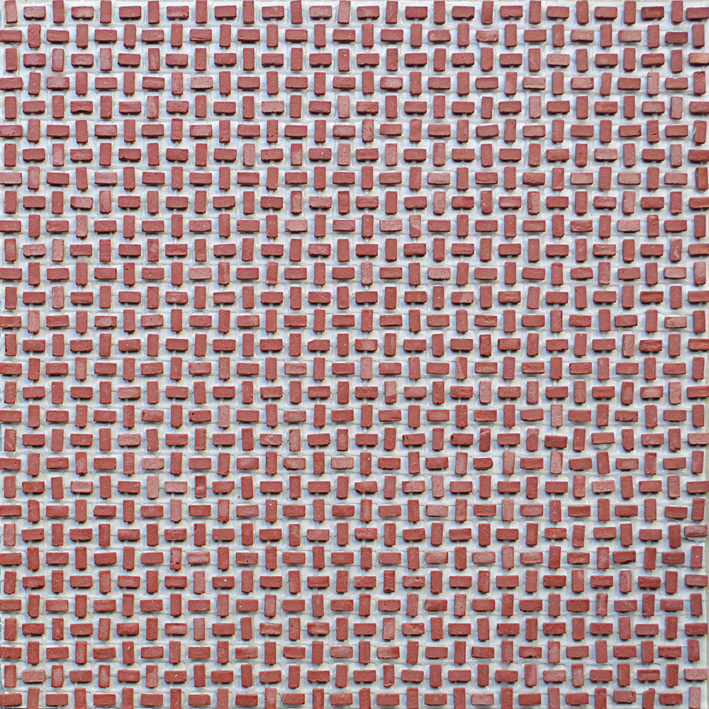 Micromosaics Micro-brick Cross Red