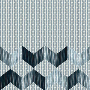 ZIGZAG HALF BLUE