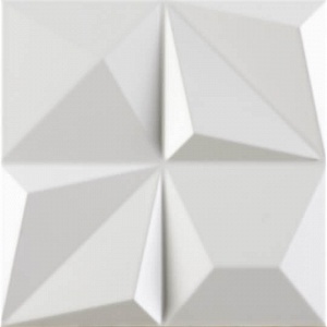 Dune Shapes Multishapes White Mat. 25x25